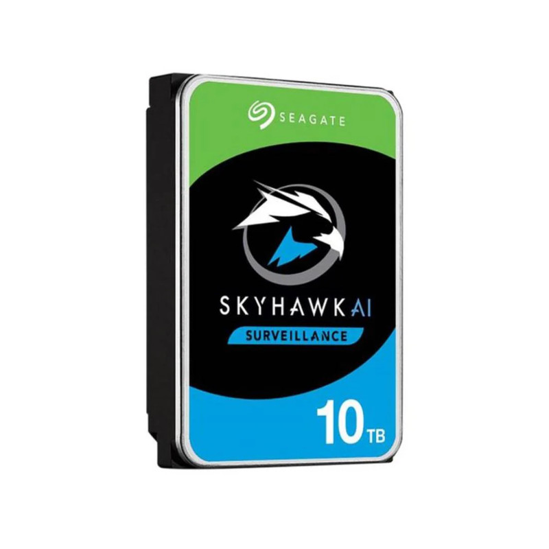 Seagate Skyhawk_AI 10TB 7200 RPM SATA III 3.5" Internal Hard Drive - مساحة تخزين